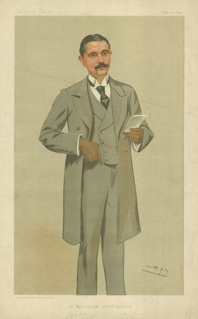 Sir Arthur John Edward Newton by Leslie Matthew Ward